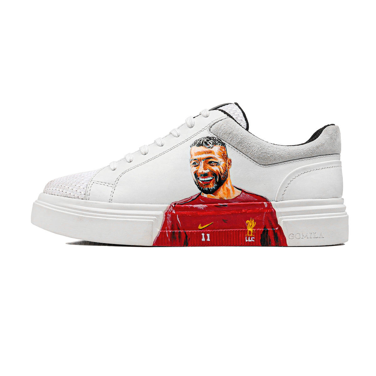 Elitekick - Men's White Hand Painted Sneaker