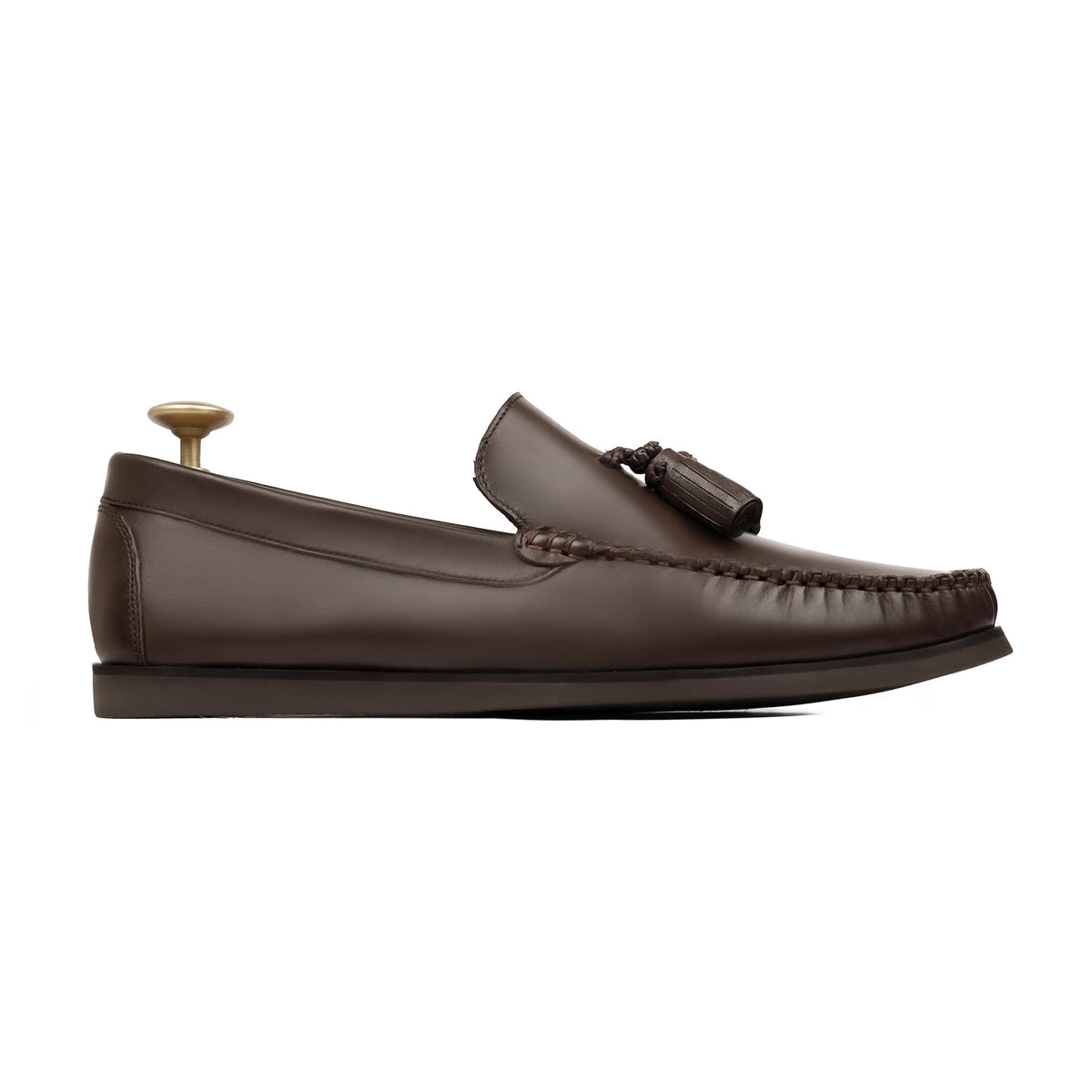 Grace - Men's Dark Brown Calf Leather Loafer