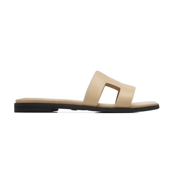 Livia - Women's Beige Slipper