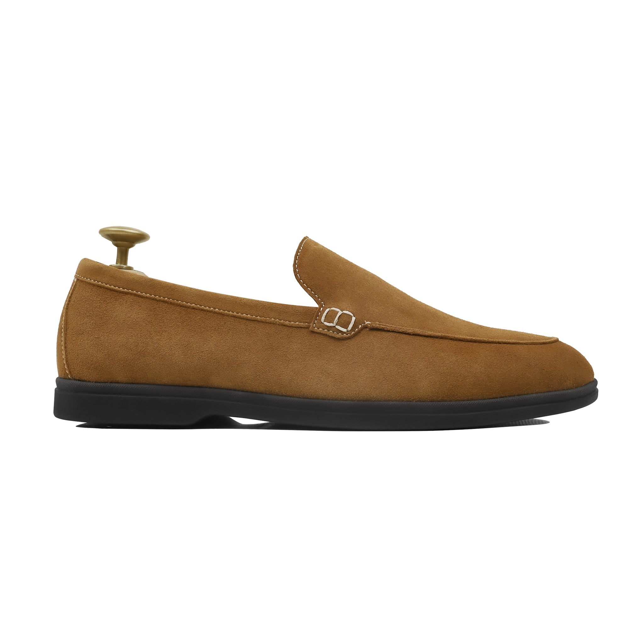 Julian - Men's Cognac Split Seude Loafer