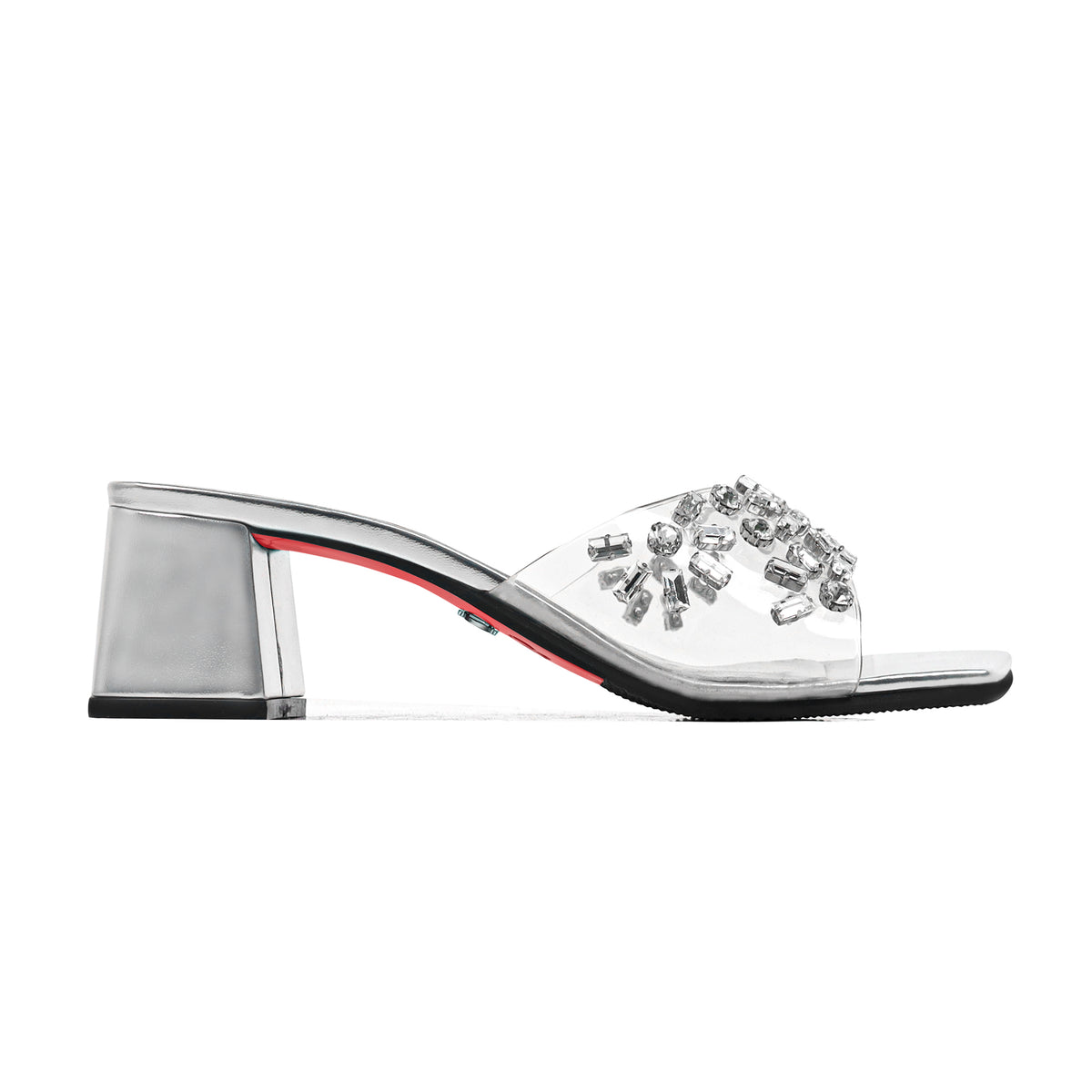 Elle - Women's Silver 50mm Heels