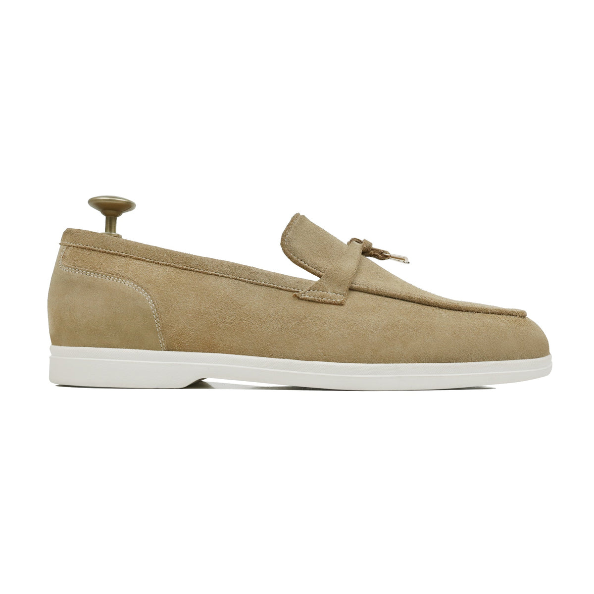 Aura - Men's Camel Suede Loafer
