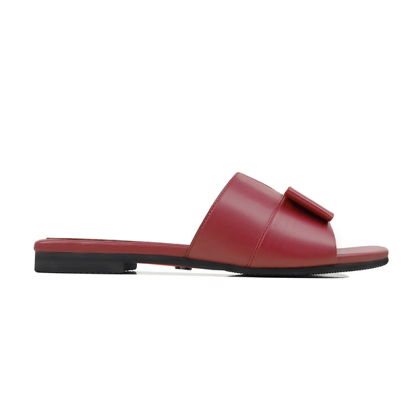 Nysa - Women's Oxblood  Slipper