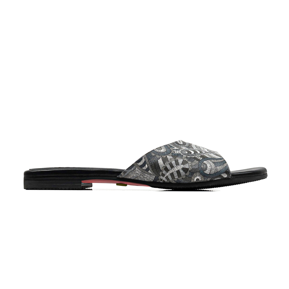 Nivra - Women's Black and Grey Slipper