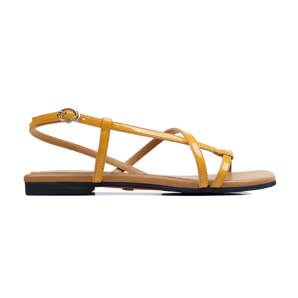 Aeris - Women's Yellow Strapped Sandal