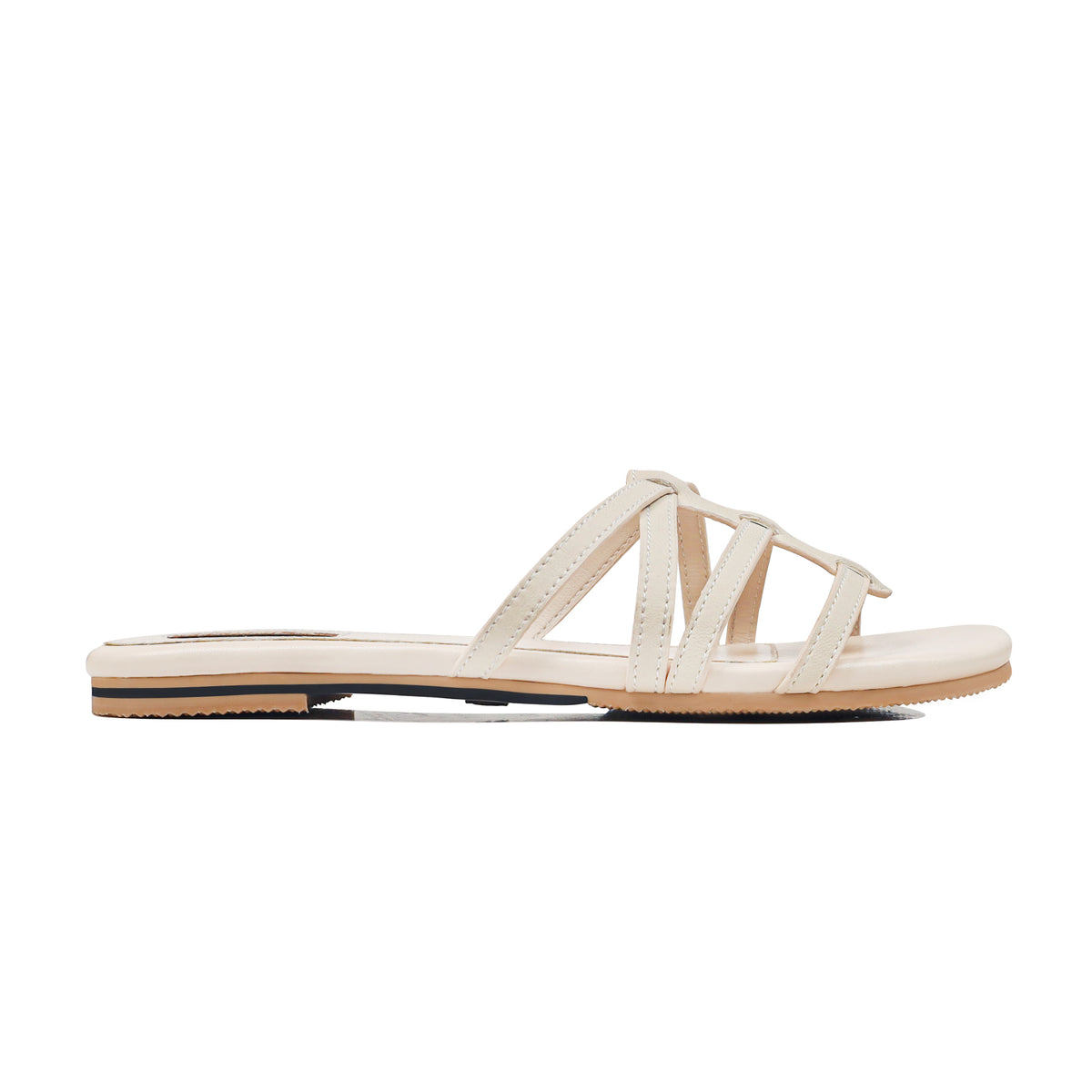 Elvy - Women's Light Beige Slipper