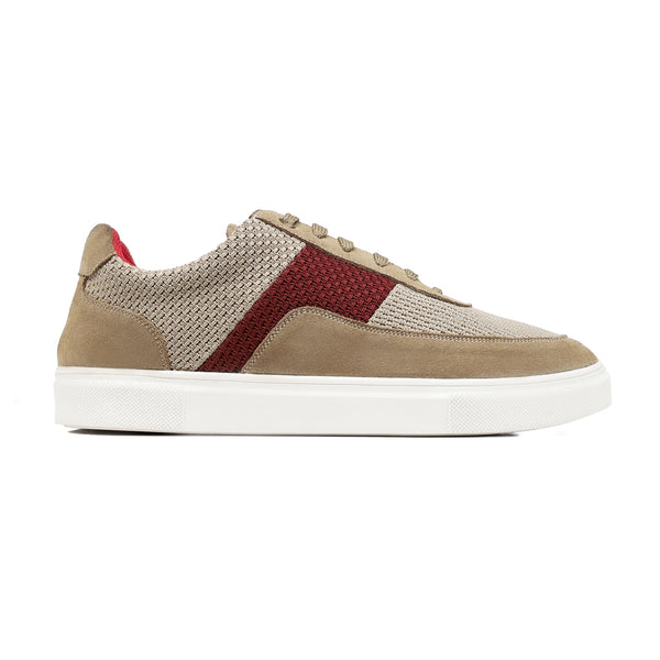 Kinetix  - Men's Camel and Oxblood Sneaker