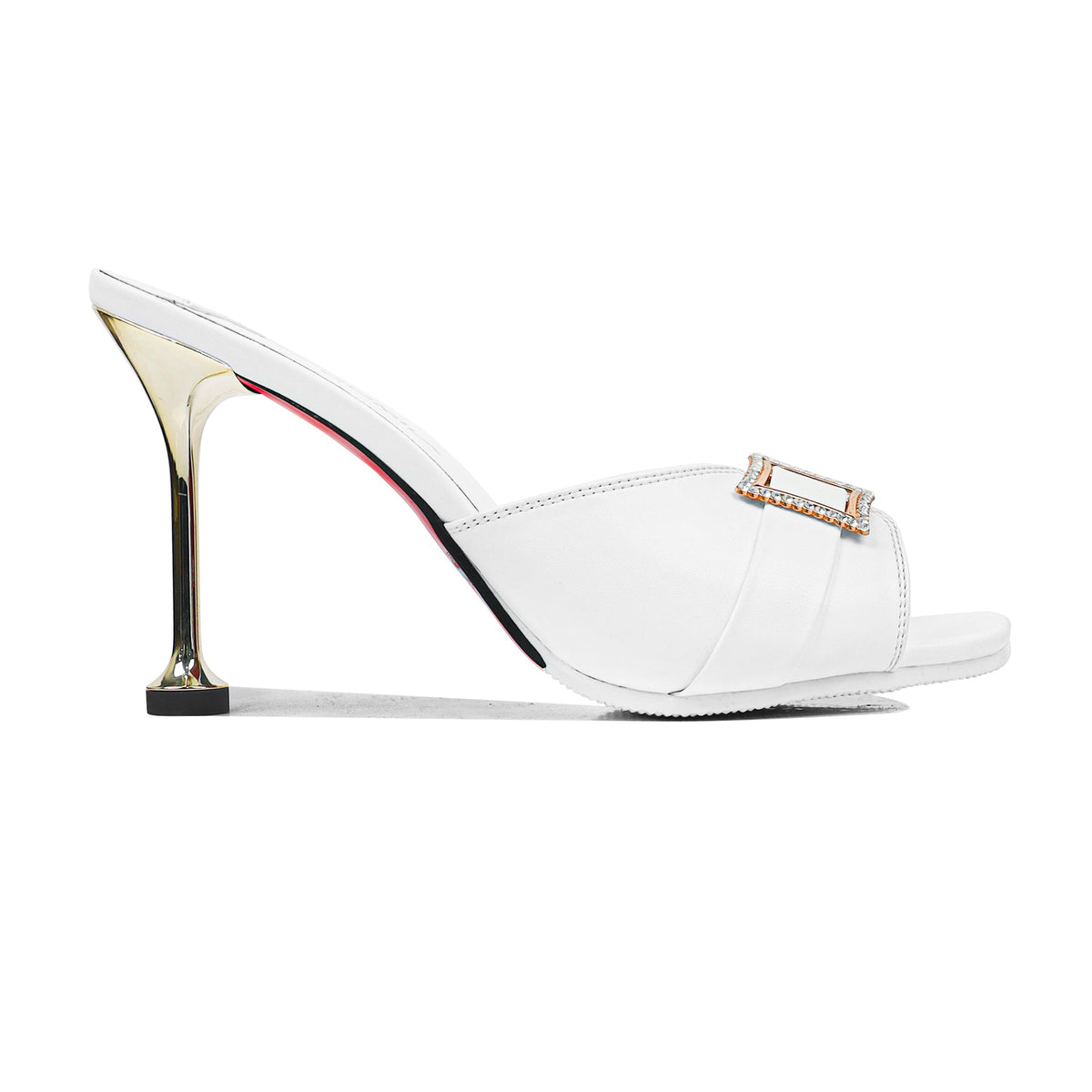 Elora - Women's White 90mm Heel