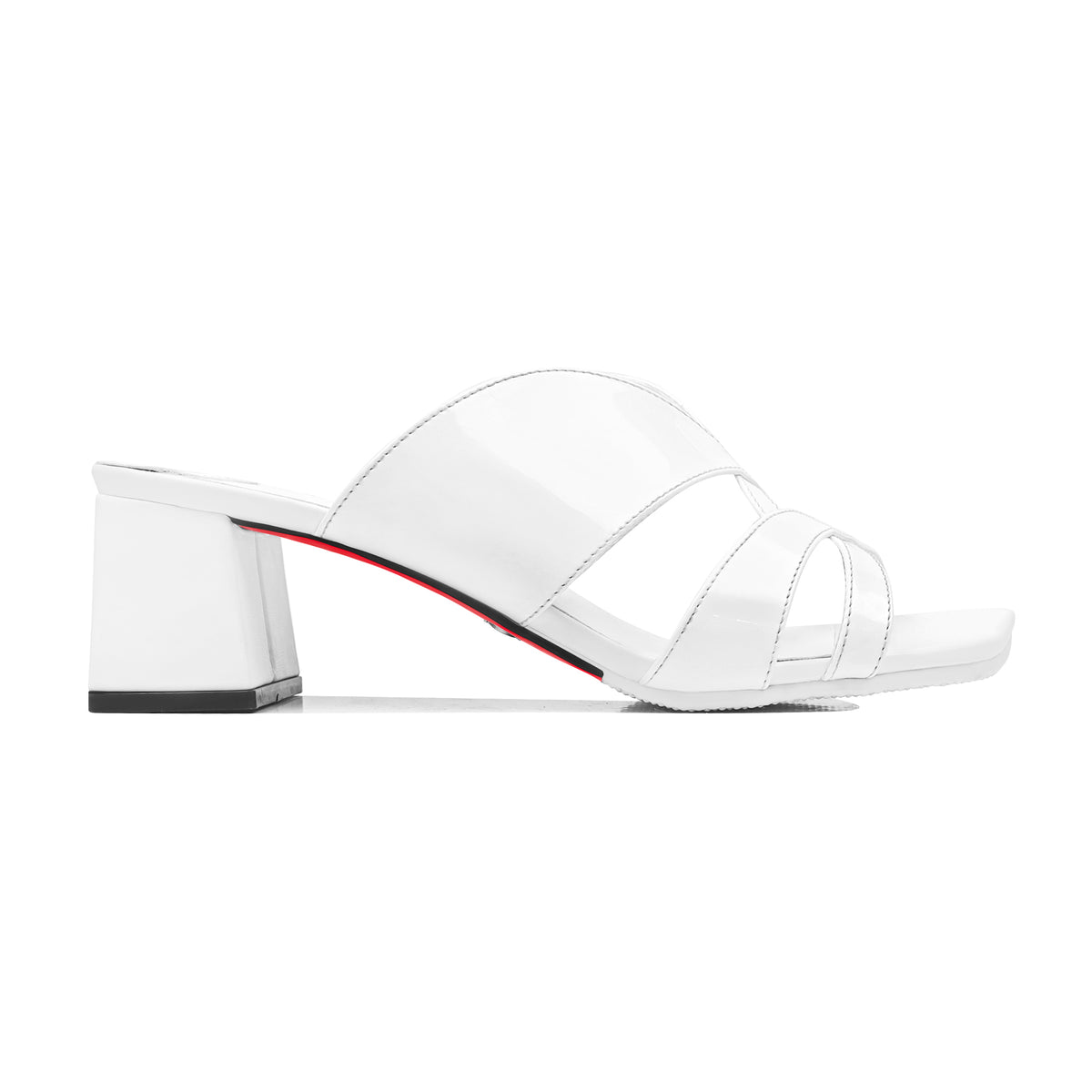 Gleam - Women's White 50mm Heels