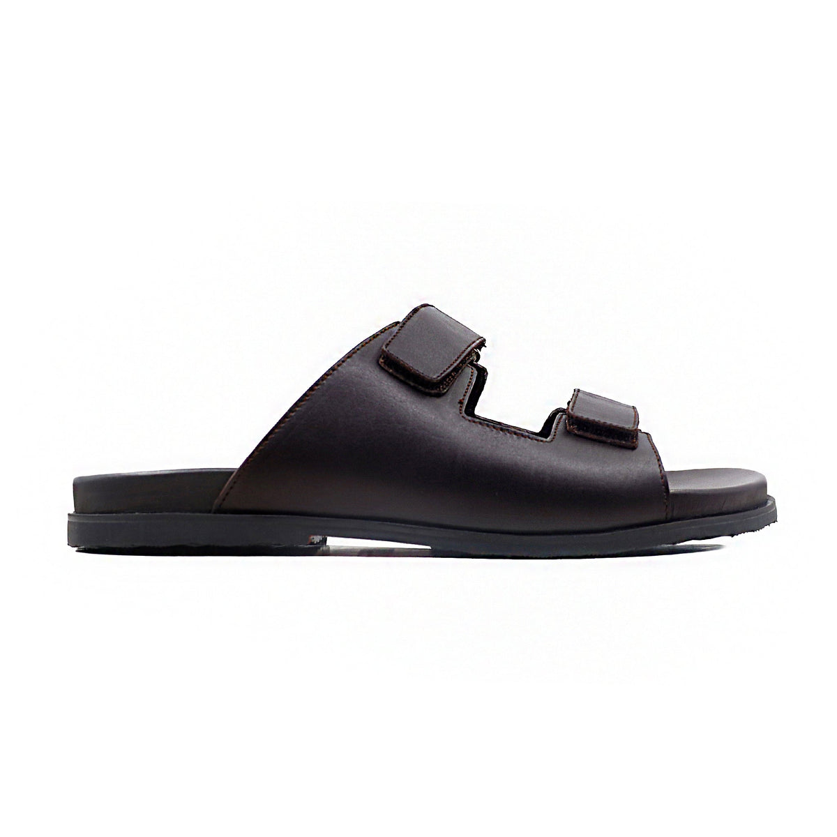 Narama - Men's Dark Brown Calf Leather Slipper