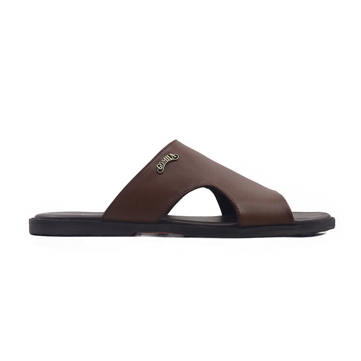 Crosby - Men's Dark Brown Calf Leather Slipper