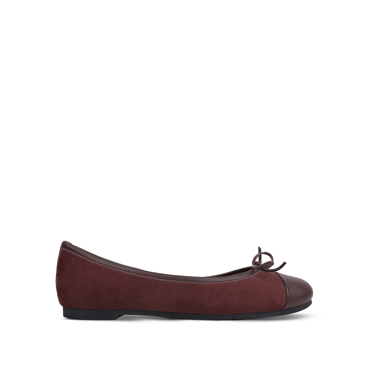 Serelina - Oxblood Suede & Calf Leather Pump
