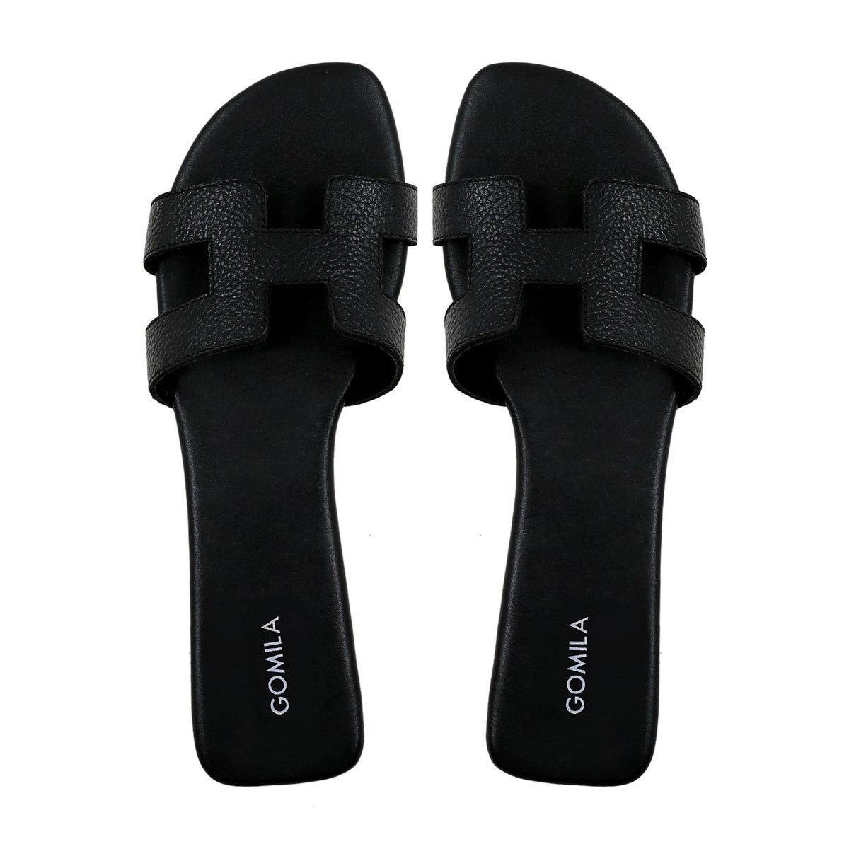 Stephanie - Women's Black Slipper