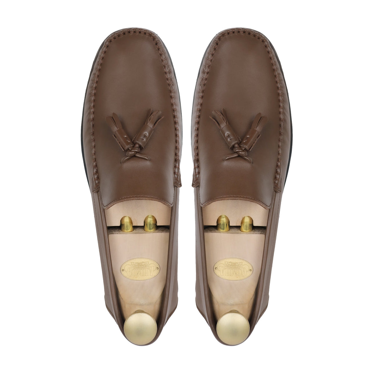 Grace - Men's Brown Calf Leather Loafer