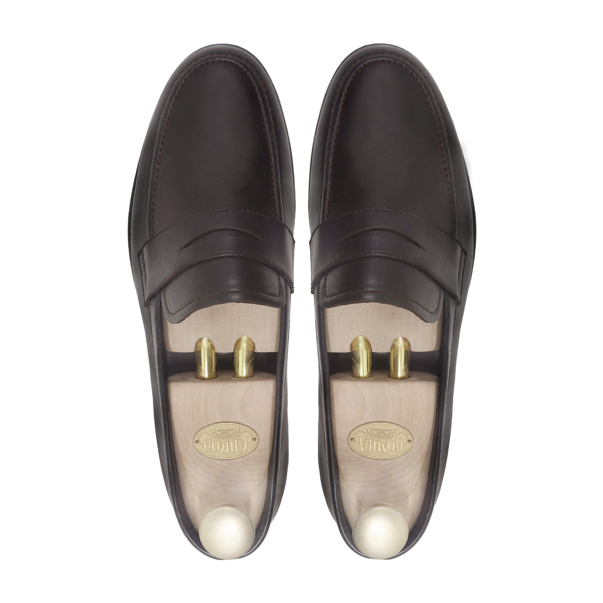 Gravia - Men's Dark Brown Calf Leather Loafer