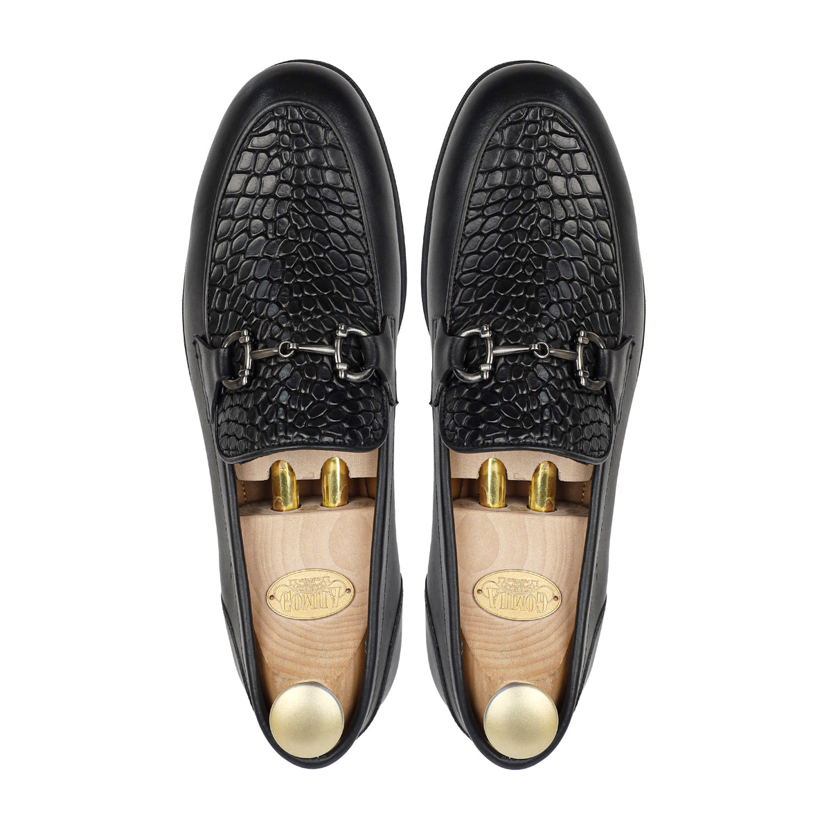 Orvik- Men's Black Calf Leather Loafer
