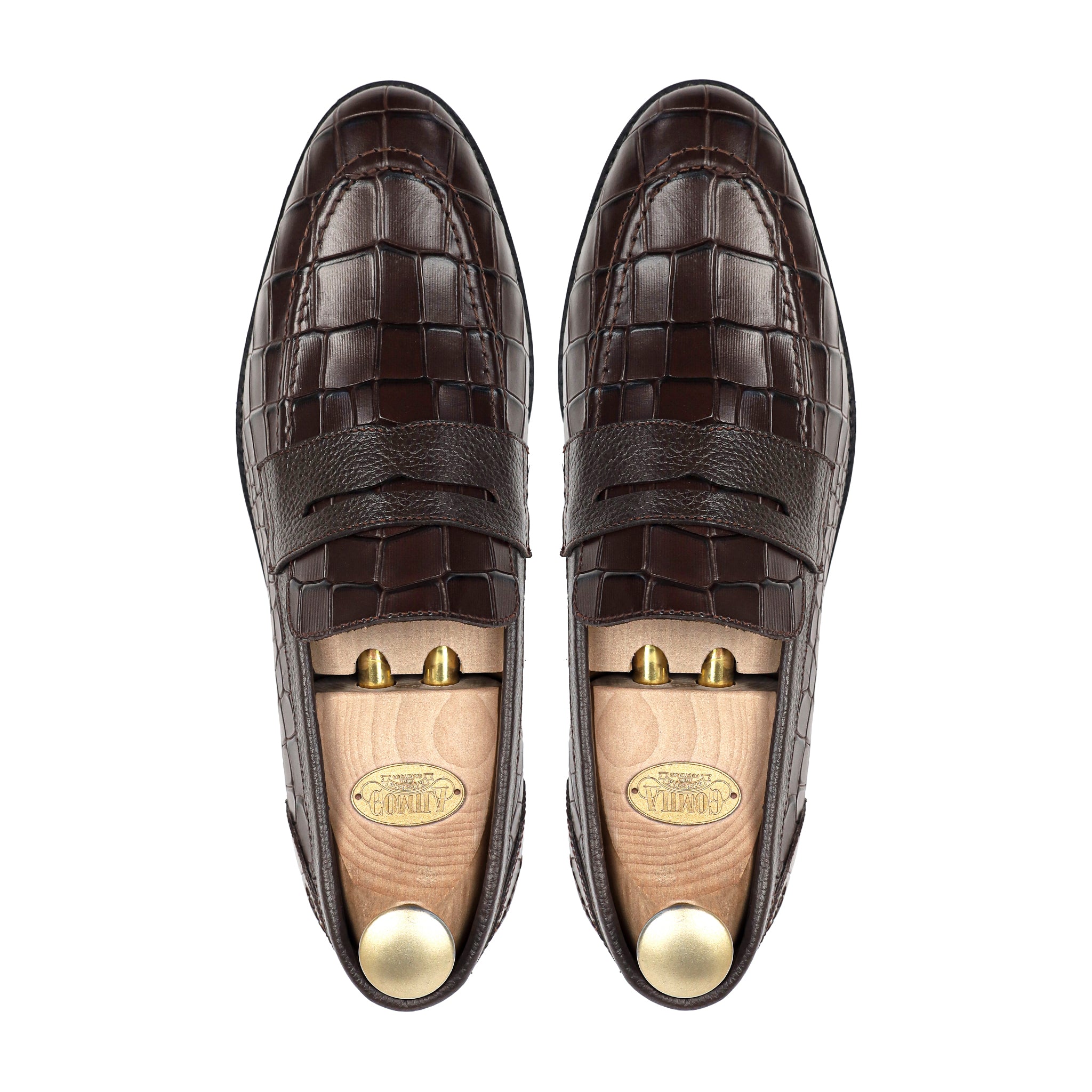 Armando - Men's Dark Brown Calf Leather Loafer