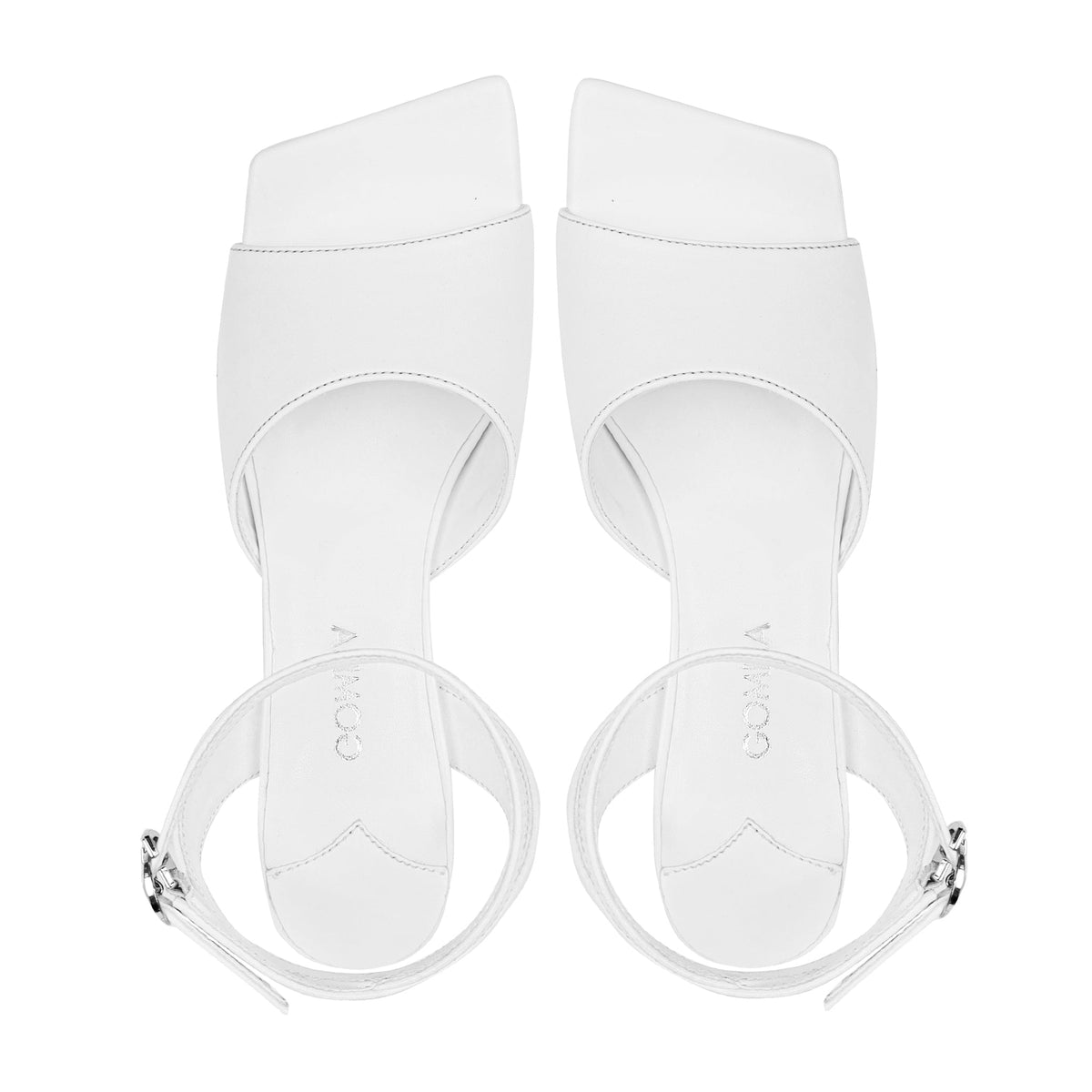 Glams - Women's White 50mm Heels