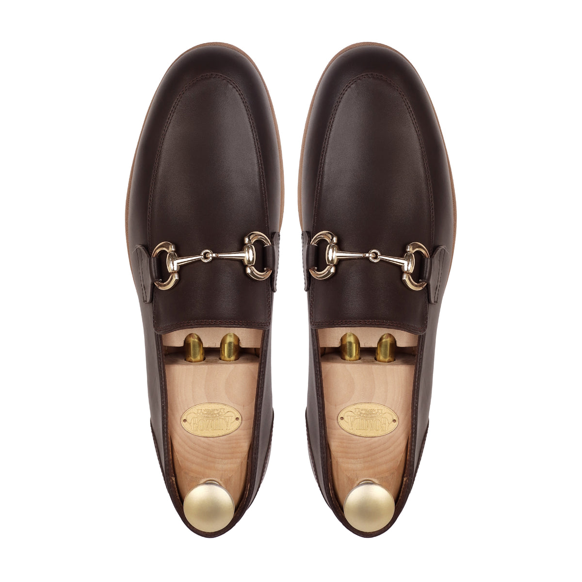 Tolven- Men's Brown Calf Leather Loafer