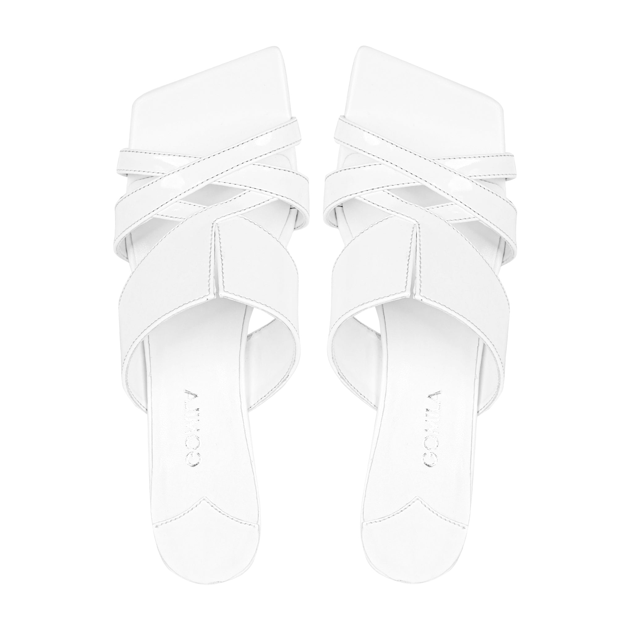Marilyn - Women's White Heel