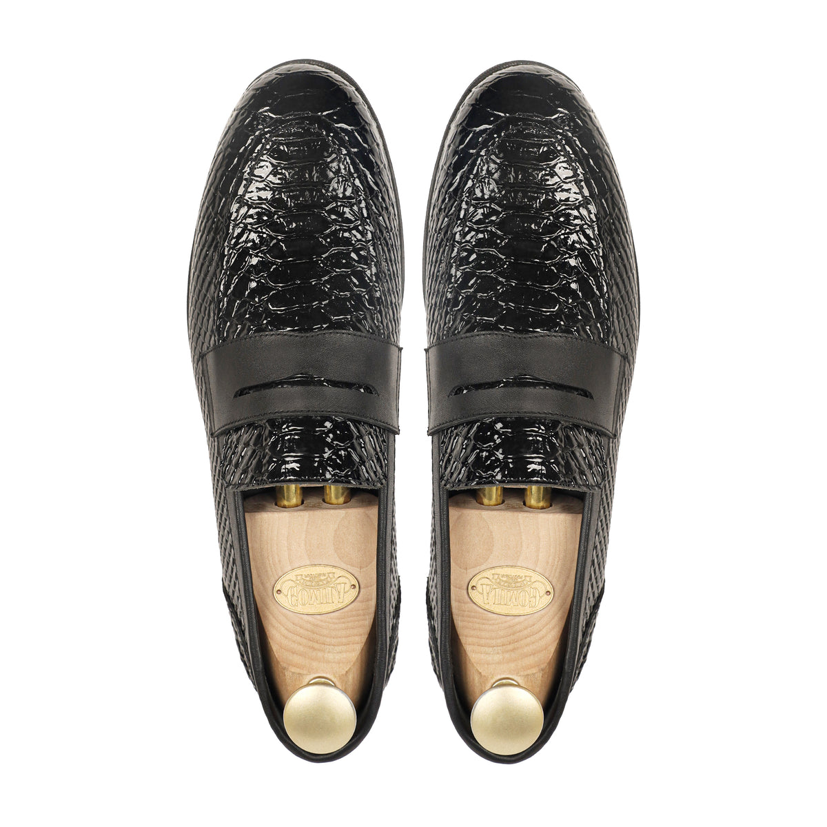 Drayven - Men's Black Patent Leather Loafer