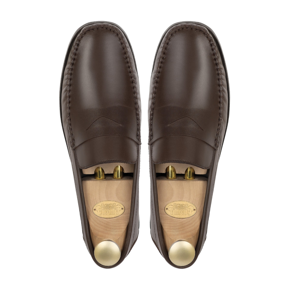 Velorio - Men's Dark Brown Calf Leather Loafer