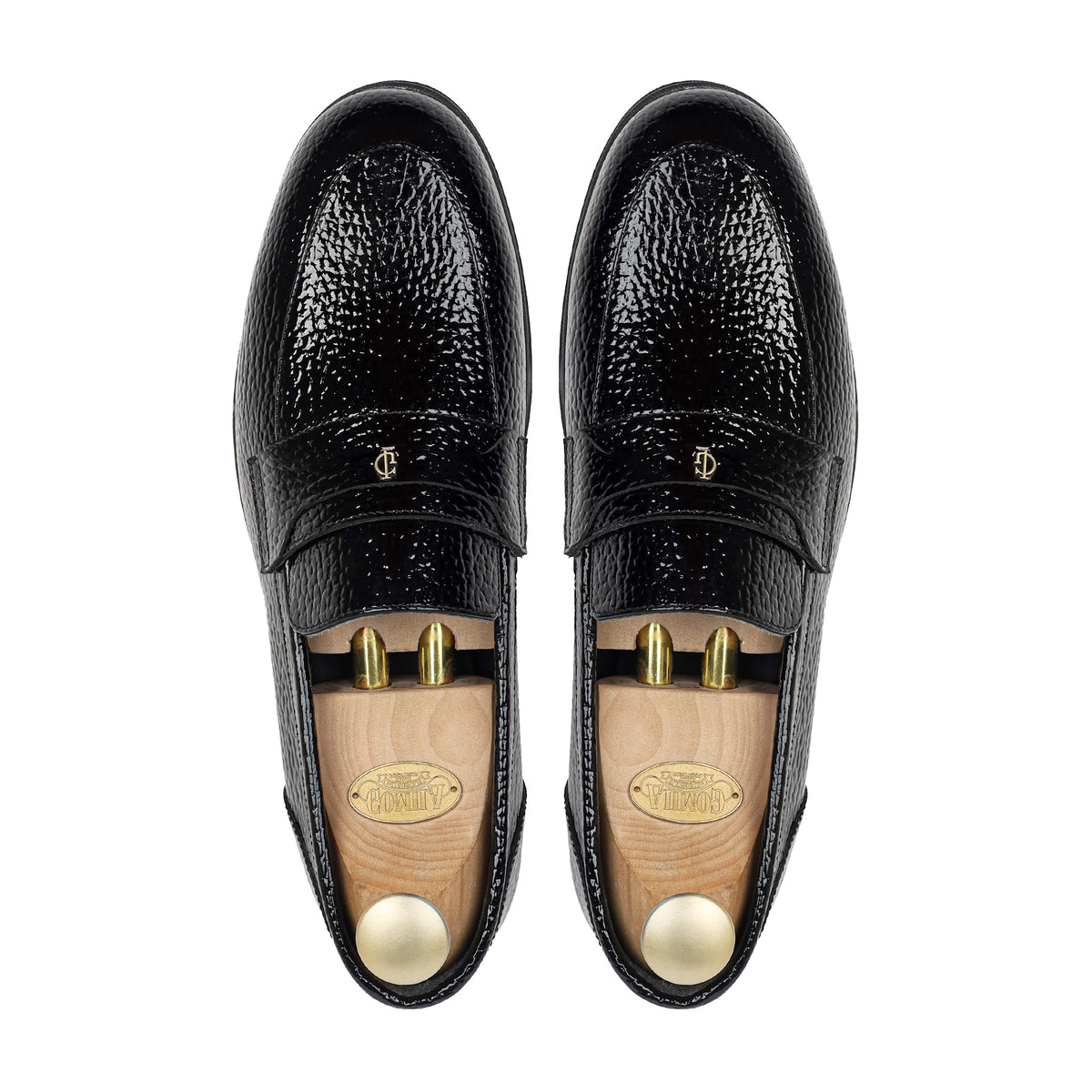 Mavix - Men's Black Patent Leather Loafer