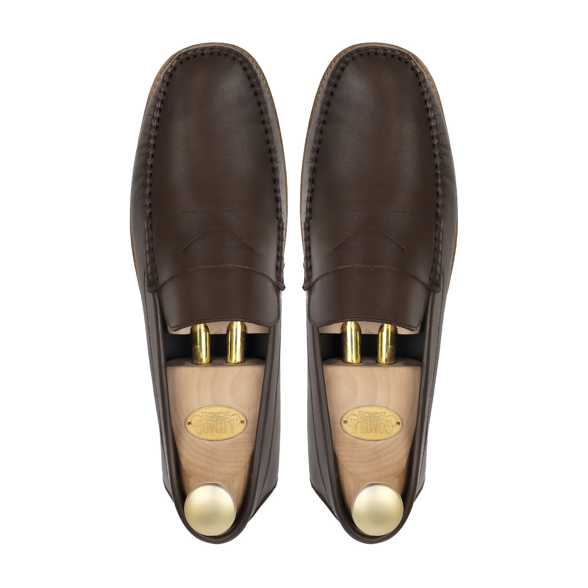 Veloria - Men's Dark Brown Calf Leather Loafer