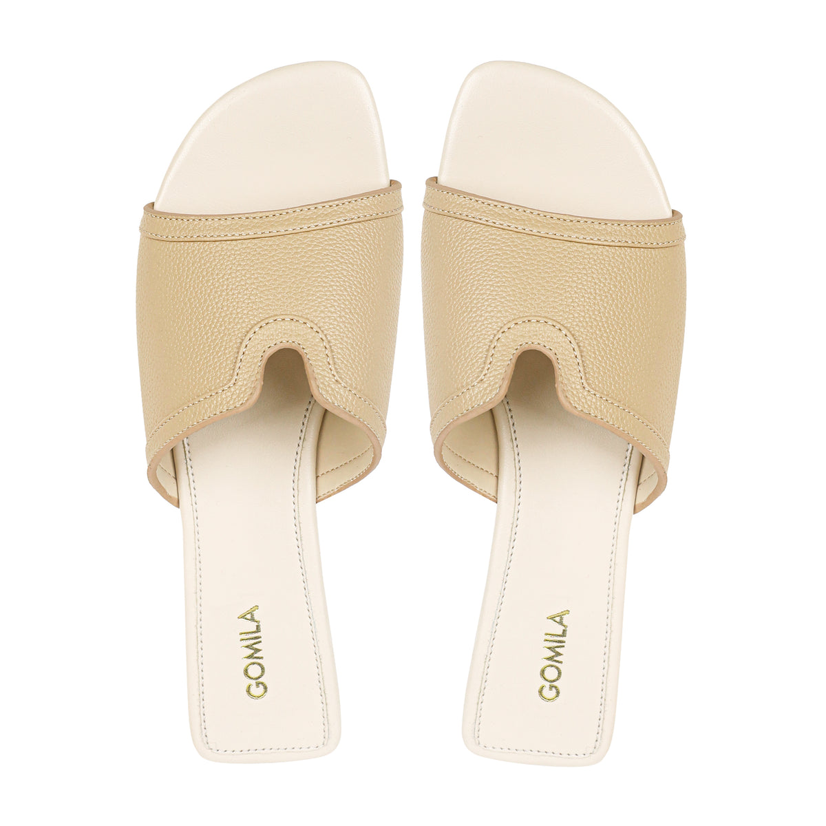 Pia - Women's Light Beige Slipper