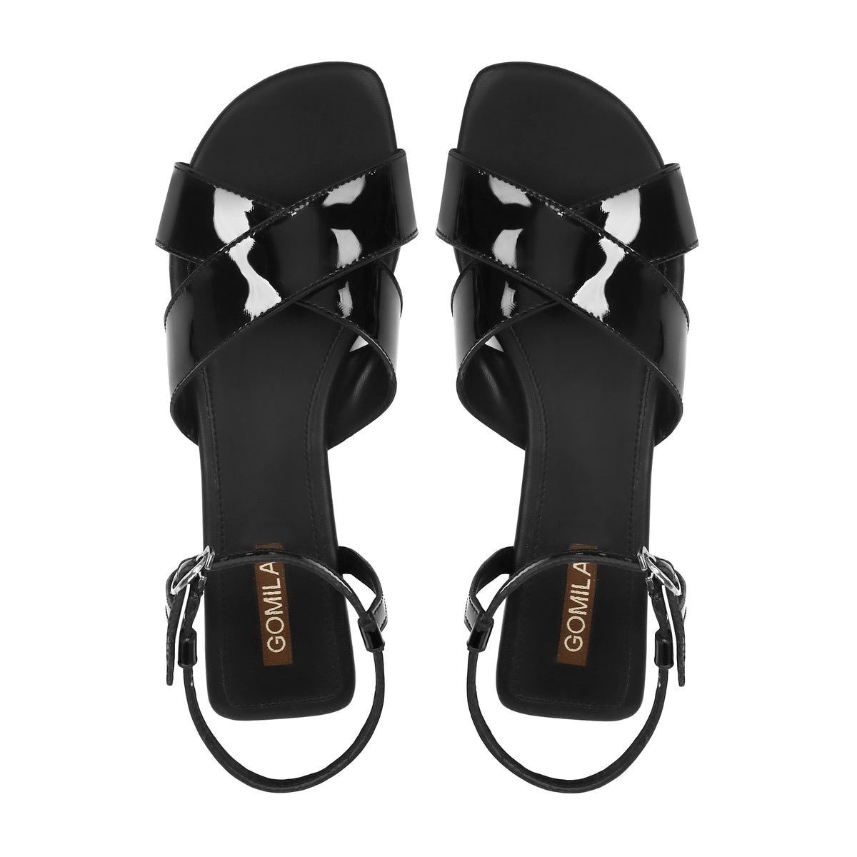 Lexi - Women's Black Strapped Sandal