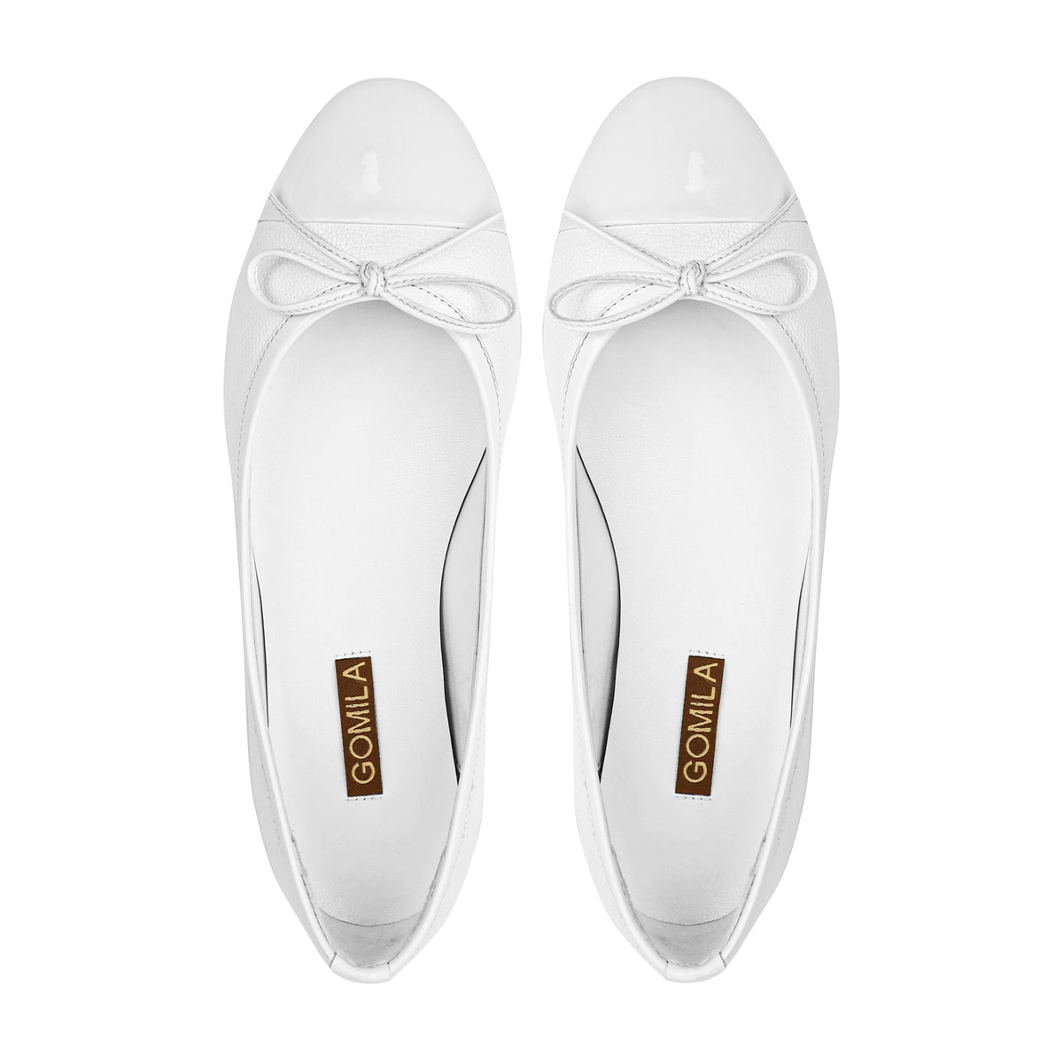 Elina - Ladies White Loafer