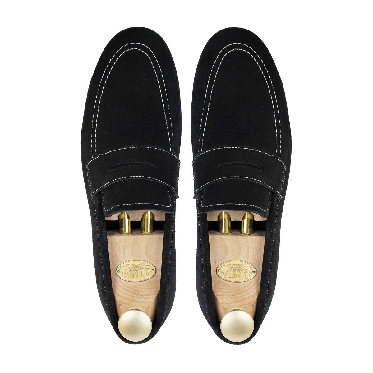Harlow - Men's Black Suede Loafer