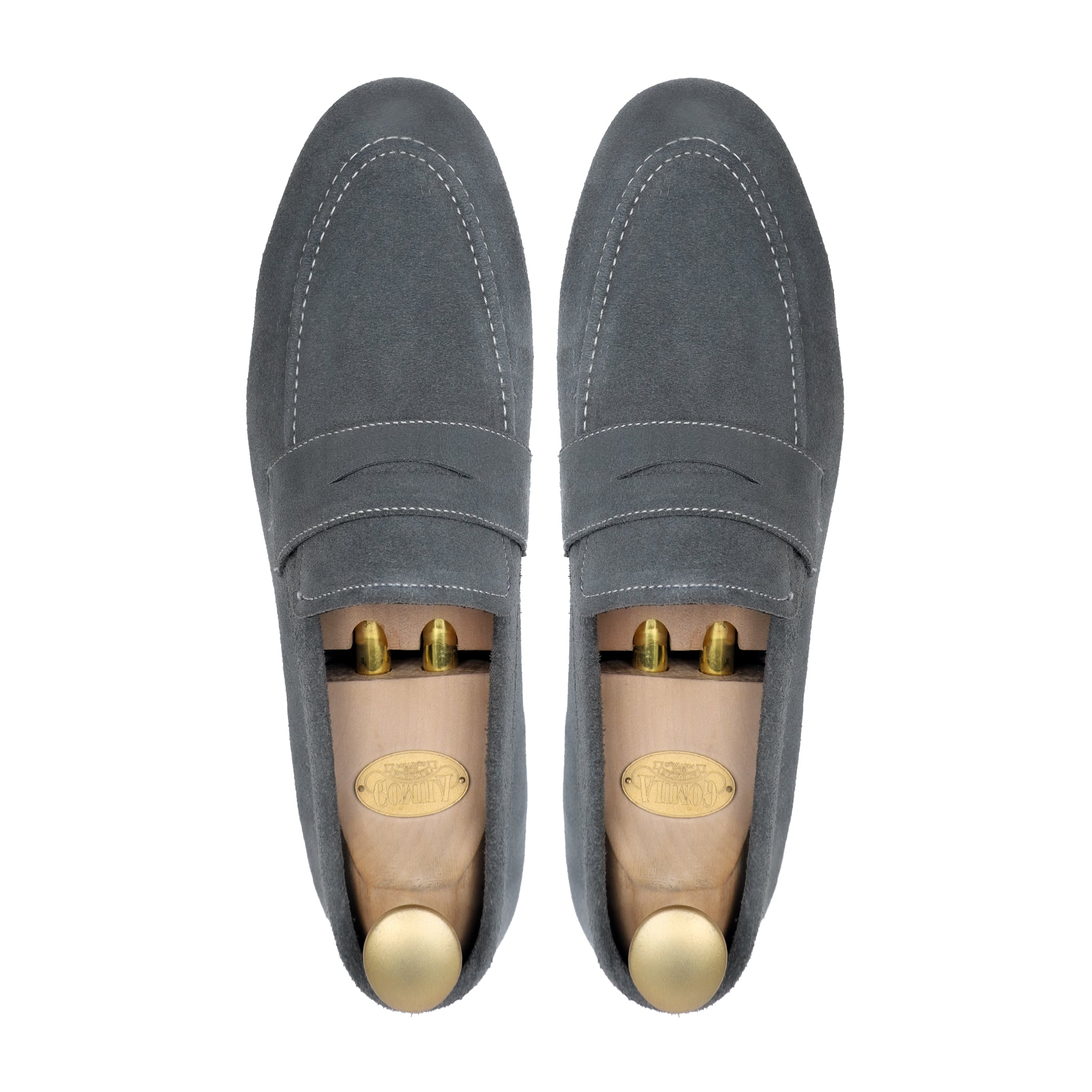 Harlow - Men's Charcoal Grey Suede Loafer