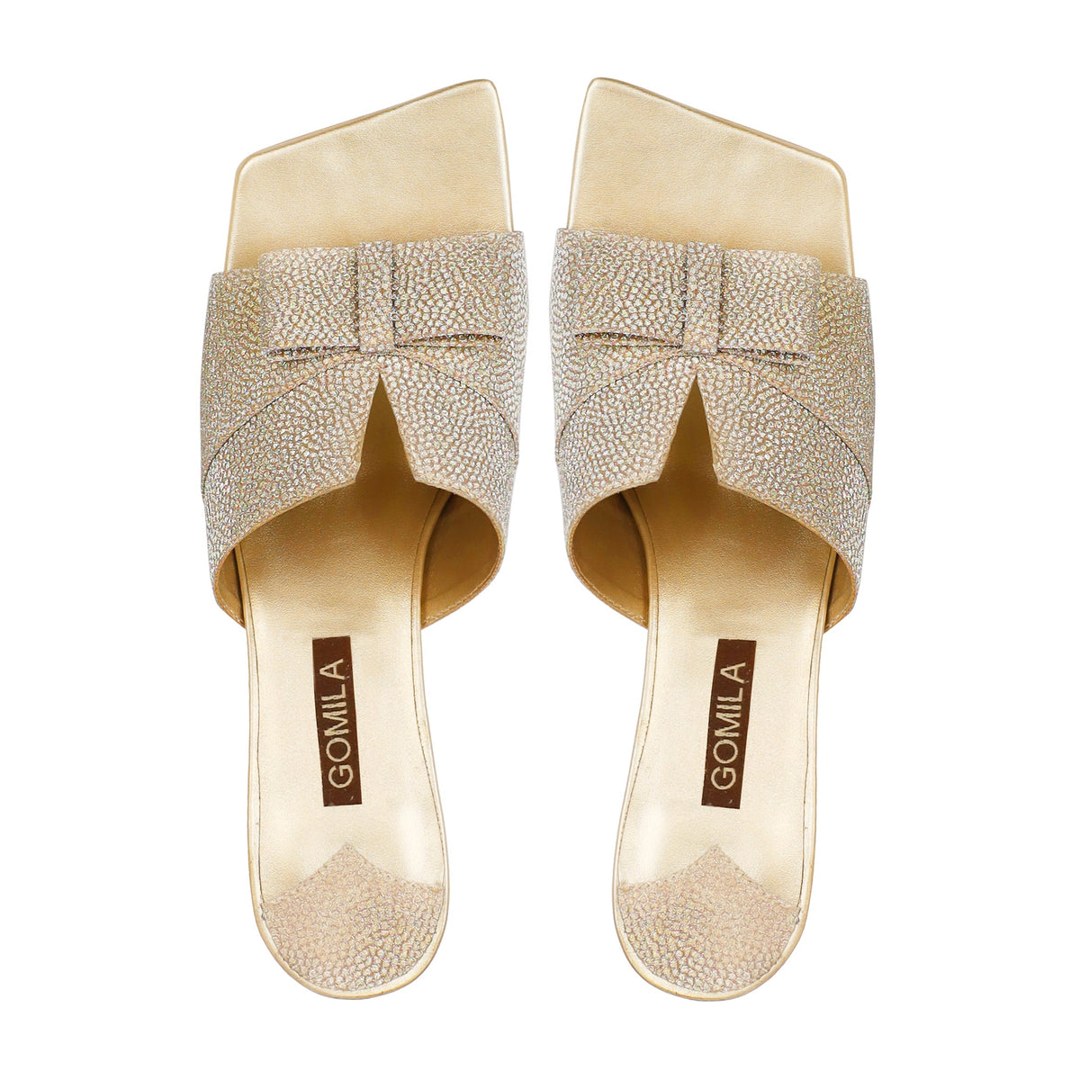 Shinora - Women's Golden 50mm Heels
