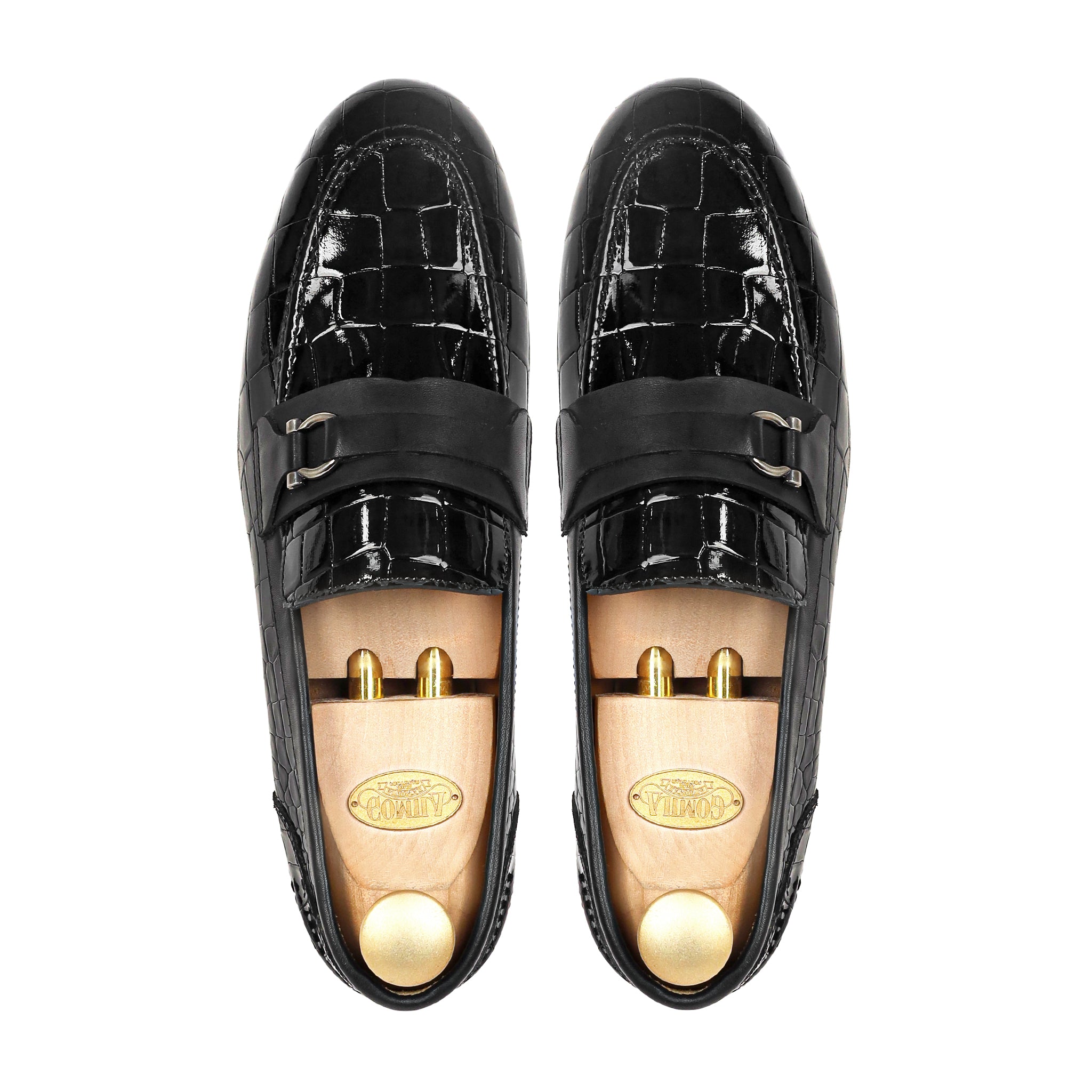 Odin - Men's Black Patent Leather Loafer