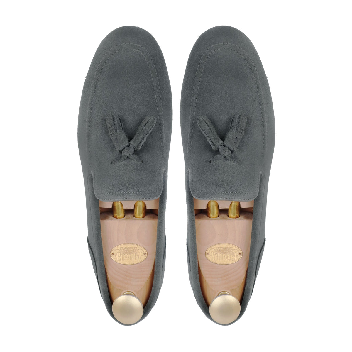 Walmer - Men's Dark Grey Suede Loafer