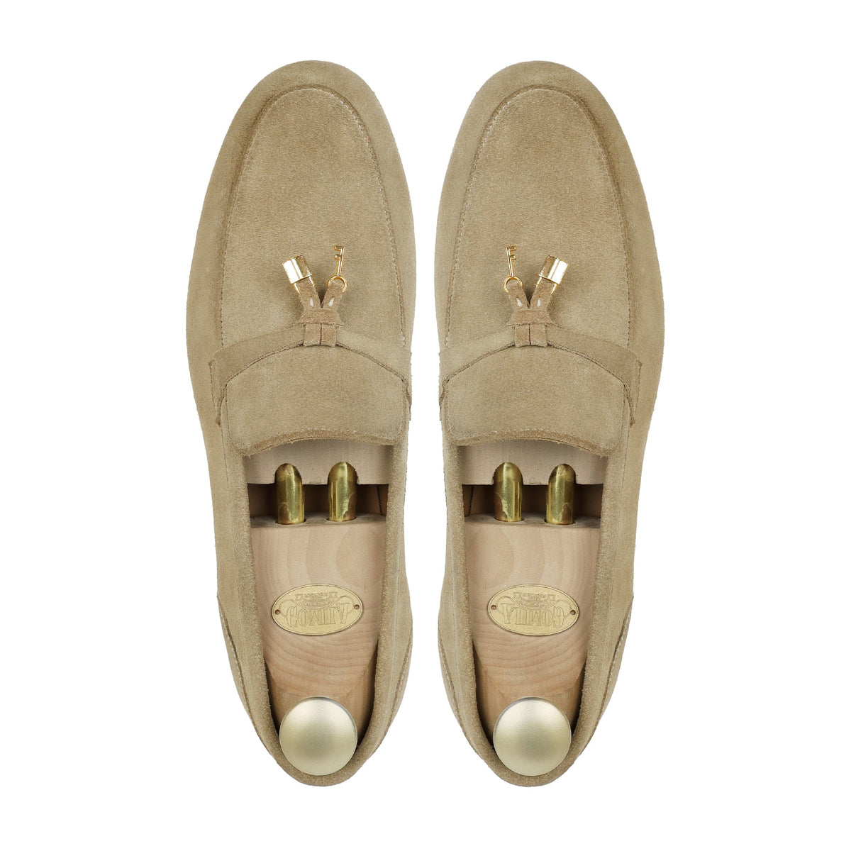 Aura - Men's Camel Suede Loafer