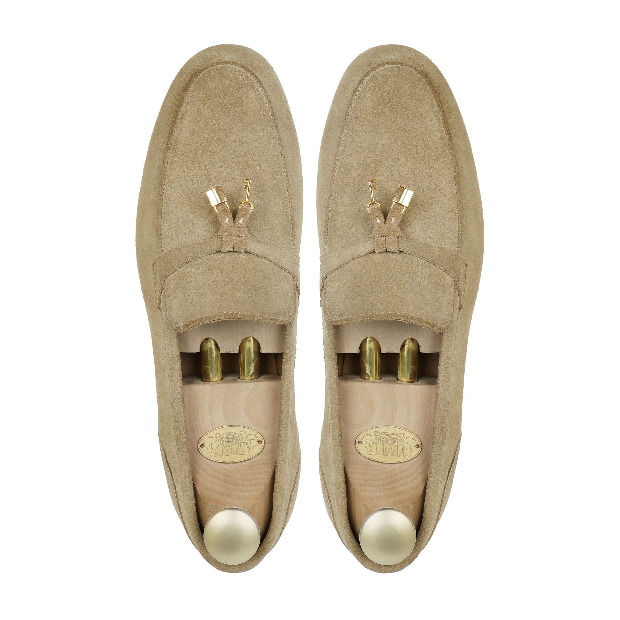 Aura - Men's Camel Suede Loafer