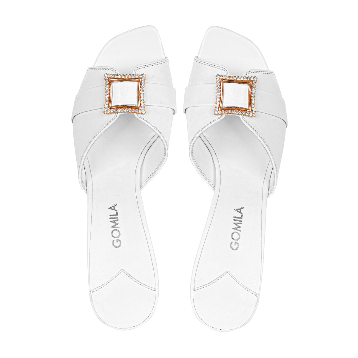 Elora - Women's White 90mm Heel
