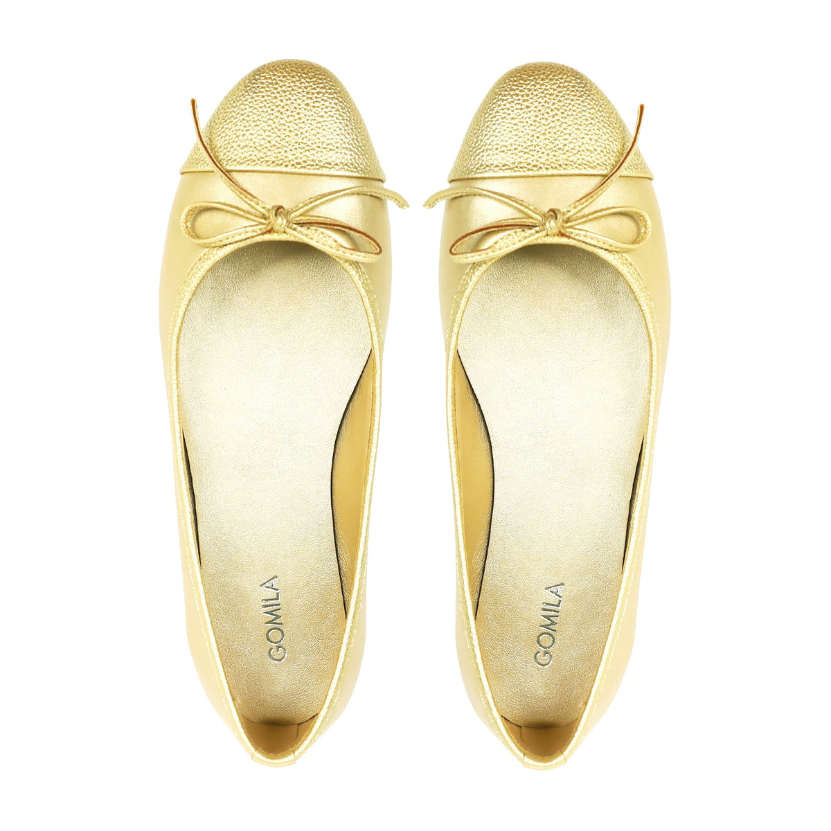 Serelina - Ladies Golden Loafer