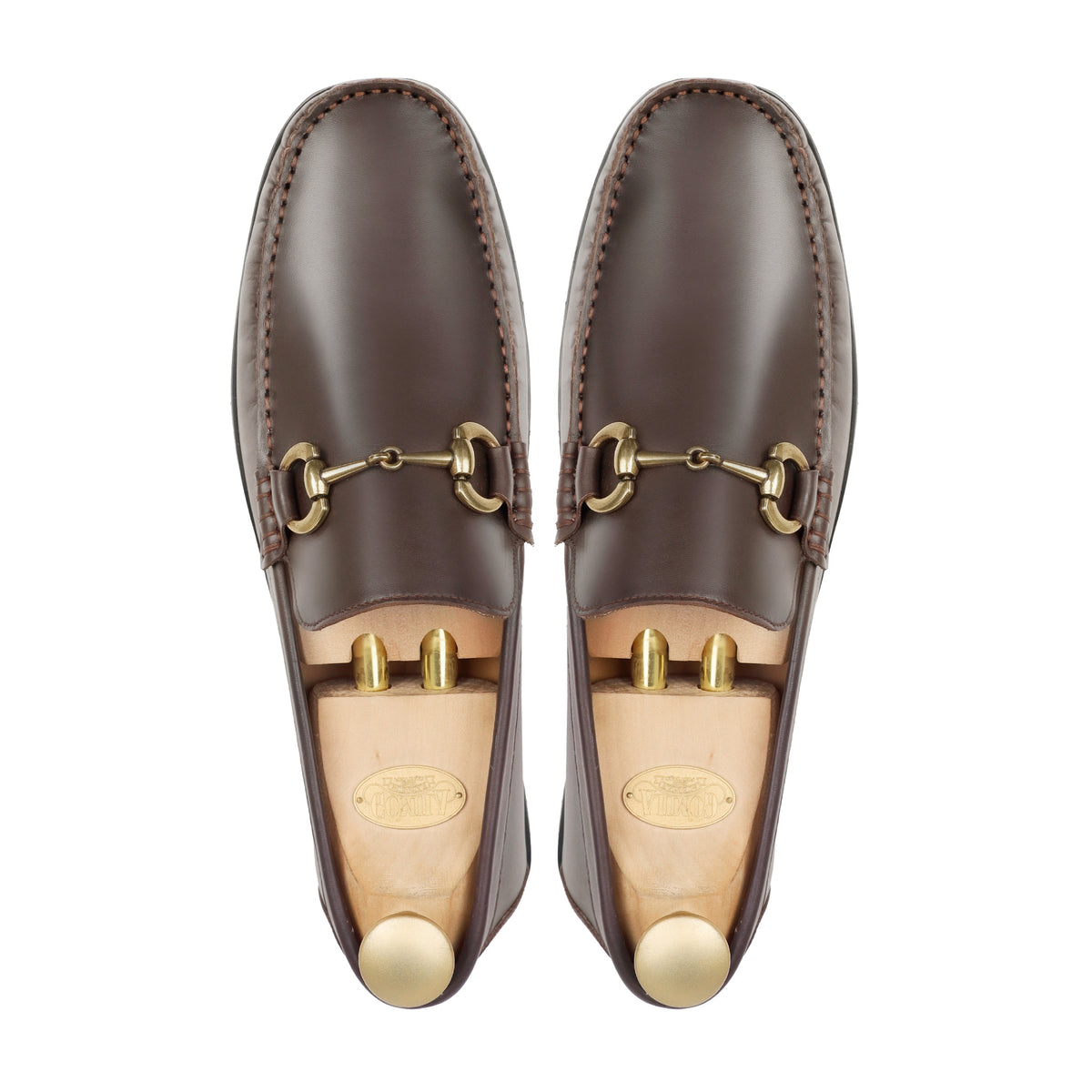 Broque - Men's Brown Calf Leather Loafer