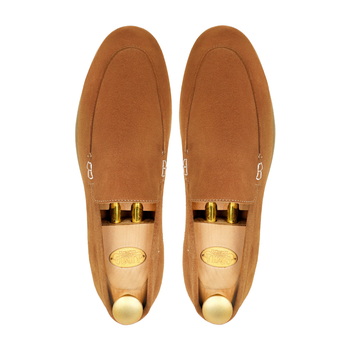 Nova - Men's Orange Tan Split Seude Loafer