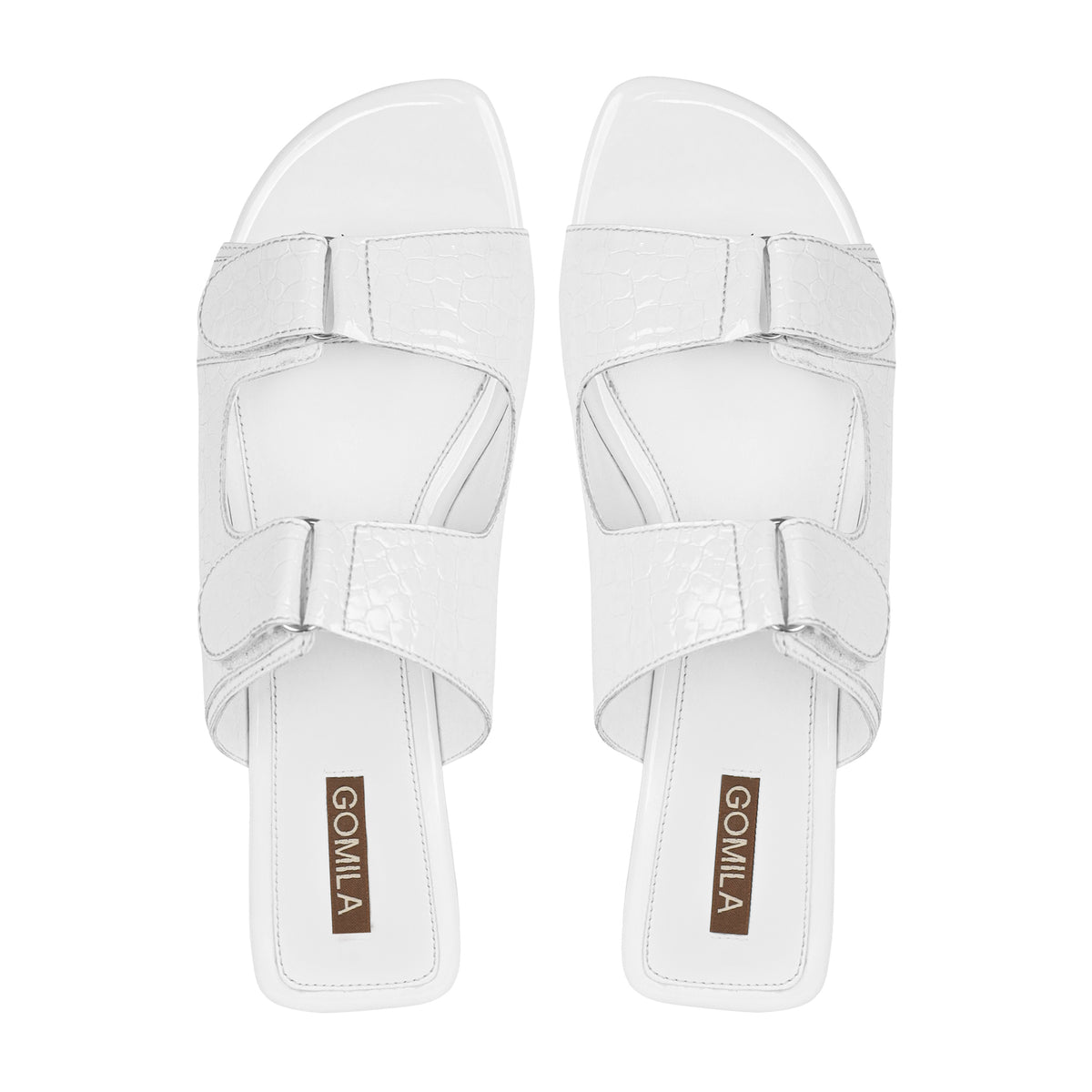 Melora - Women's White and Silver Slipper