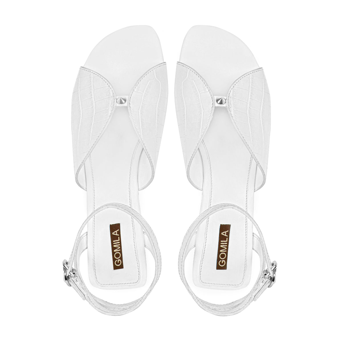Voux - Women's White Strapped Sandal