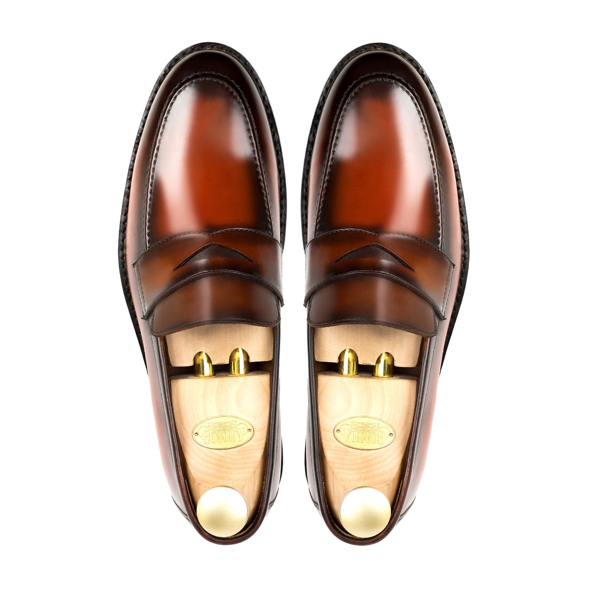 Bolt - Men's Burnished Tan Brown Calf Leather Loafer - Goodyear Welted