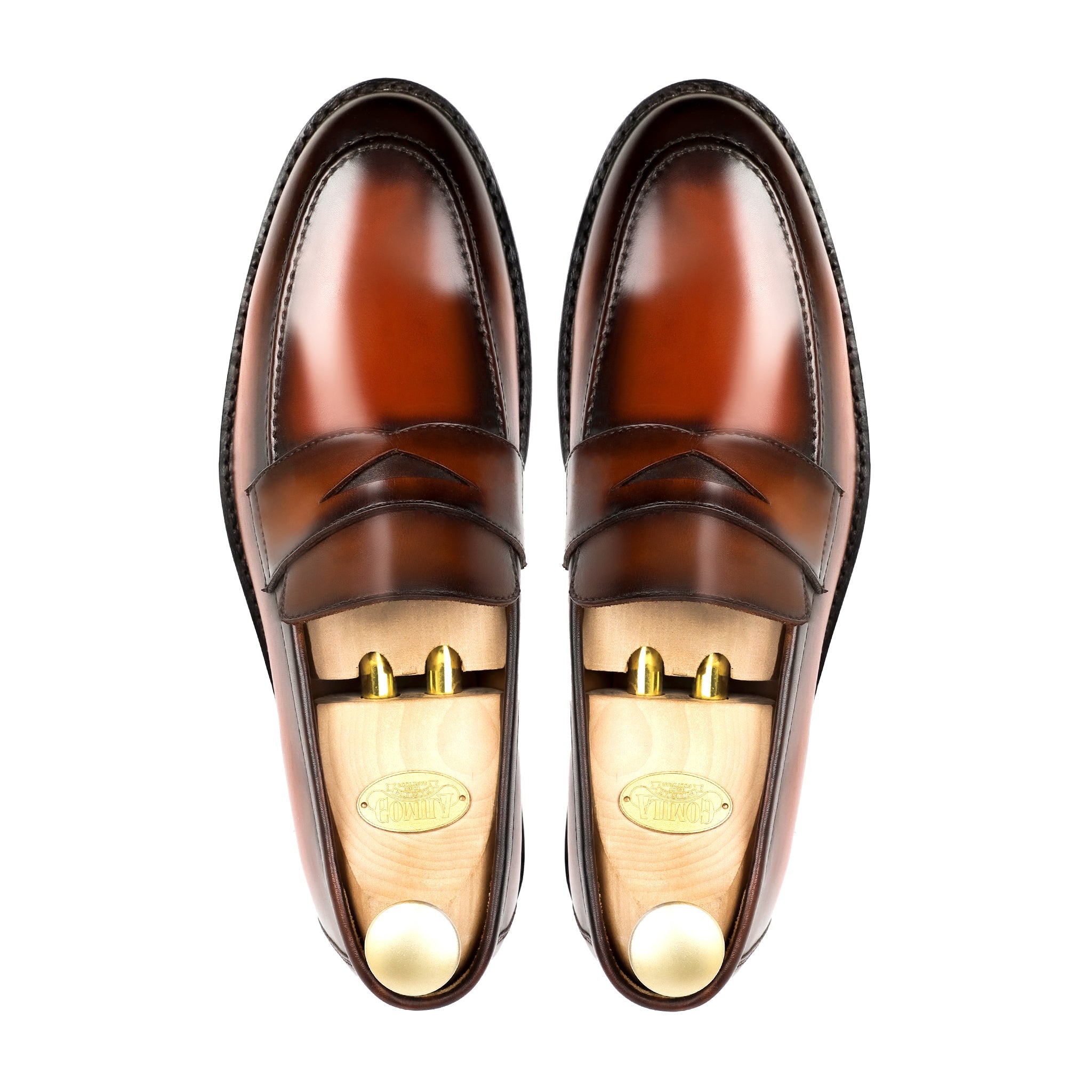 Bolt - Men's Burnished Tan Brown Calf Leather Loafer - Goodyear Welted
