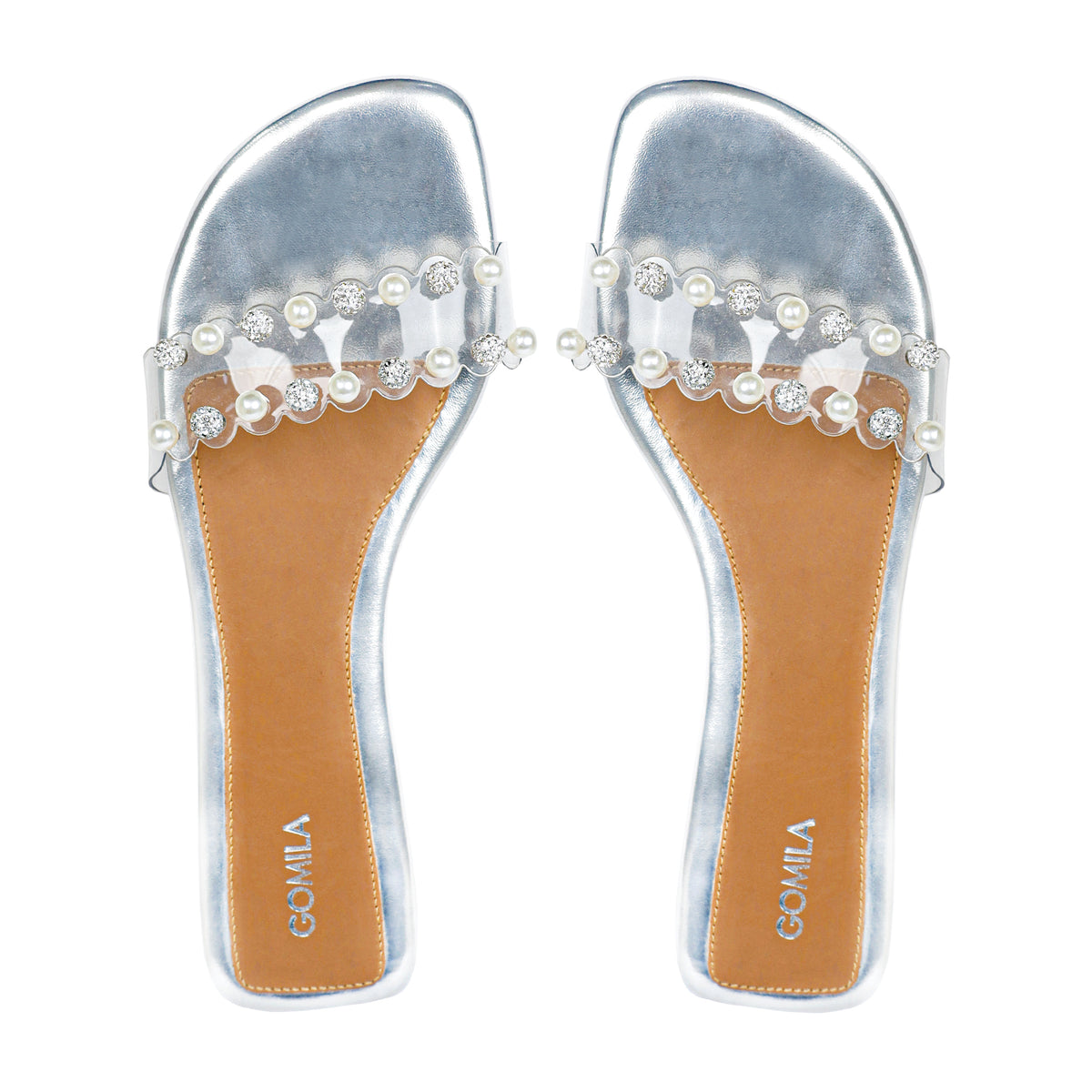 Aurelia - Women's Silver Slipper