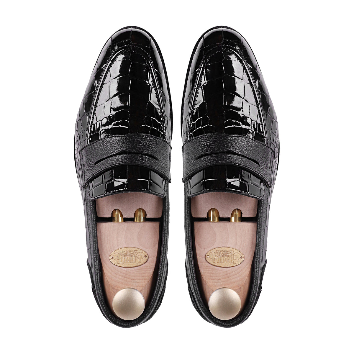 Askari - Men's Black Patent Leather Loafer