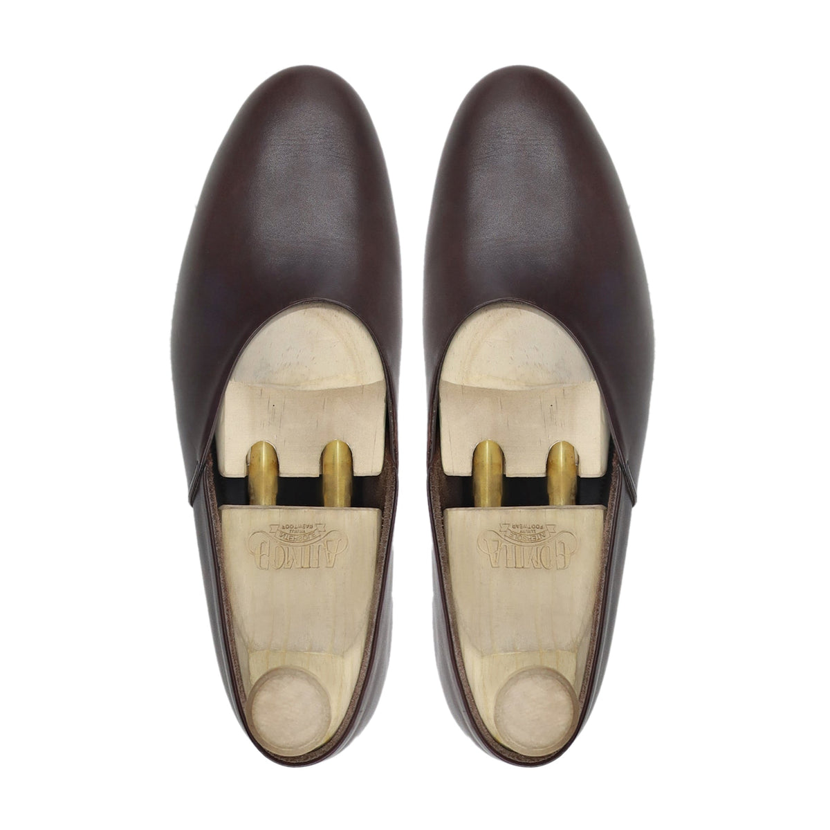 Taverna - Men's Dark Brown Calf Leather Loafer