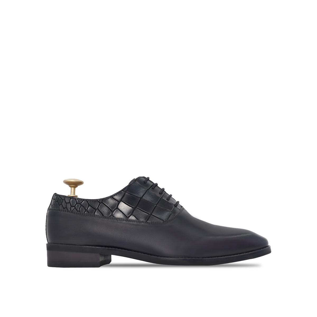 Thiago - Men's Black Calf Leather Oxford Shoe